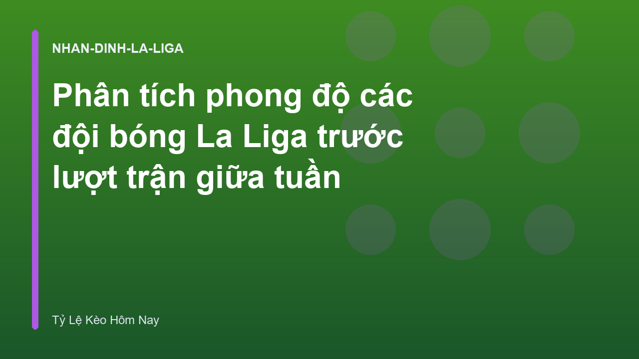 Phân tích phong độ các đội bóng La Liga trước lượt trận giữa tuần
