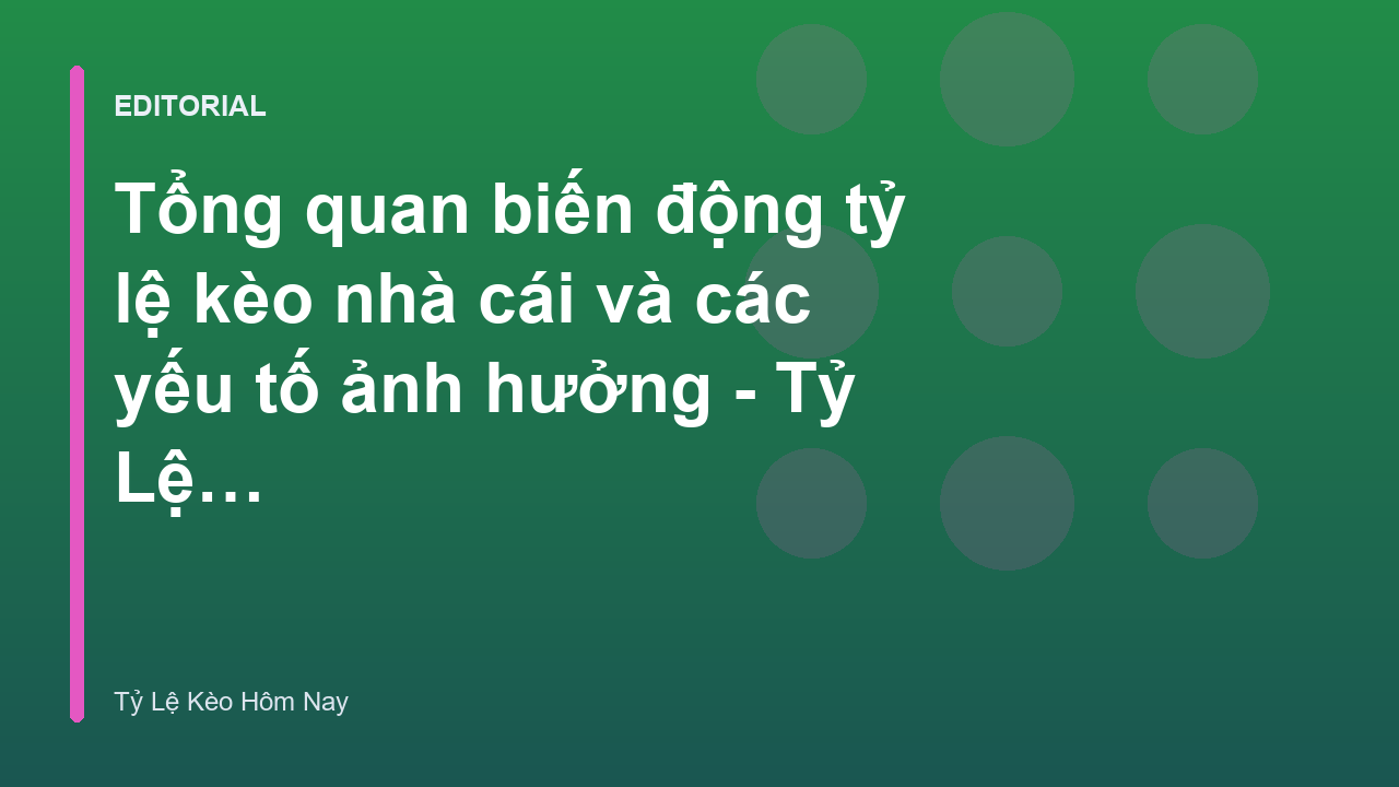 Biểu đồ biến động tỷ lệ kèo bóng đá